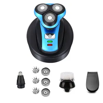 USB Wireless Charging Electric Shaver for Men Floating Three Blade Heads Electric Shaving Machine Rechargeable Razors Face Care 
USB Wireless Charging Electric Shaver for Men Floating Three Blade Heads Electric Shaving Machine Rechargeable Razors Face Care