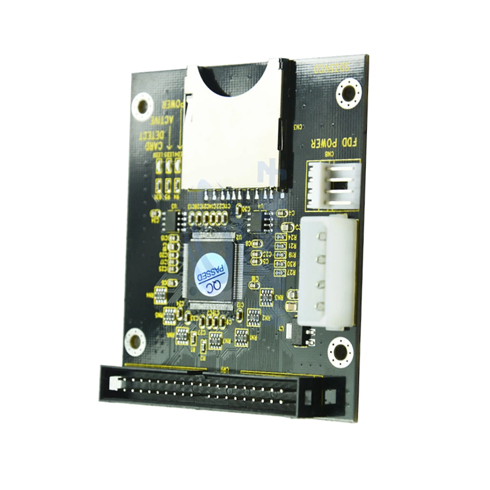 High Quality SD SDHC Memory Card to 3.5" 40 Pin Male IDE Hard Disk Drive Adapter Converter
High Quality SD SDHC Memory Card to 3.5" 40 Pin Male IDE Hard Disk Drive Adapter Converter
