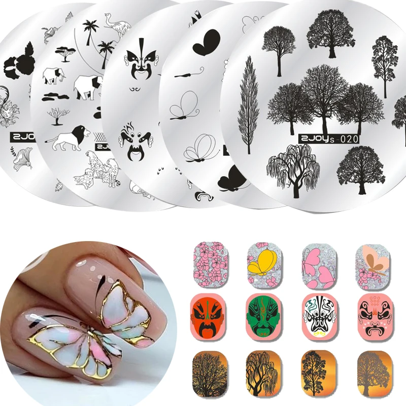 1pc Chinese Elements Panda Nail Art Drawing Polish Stamper Butterfly Tree Image Nail stamping Plates Manicure Template Tools
1pc Chinese Elements Panda Nail Art Drawing Polish Stamper Butterfly Tree Image Nail stamping Plates Manicure Template Tools