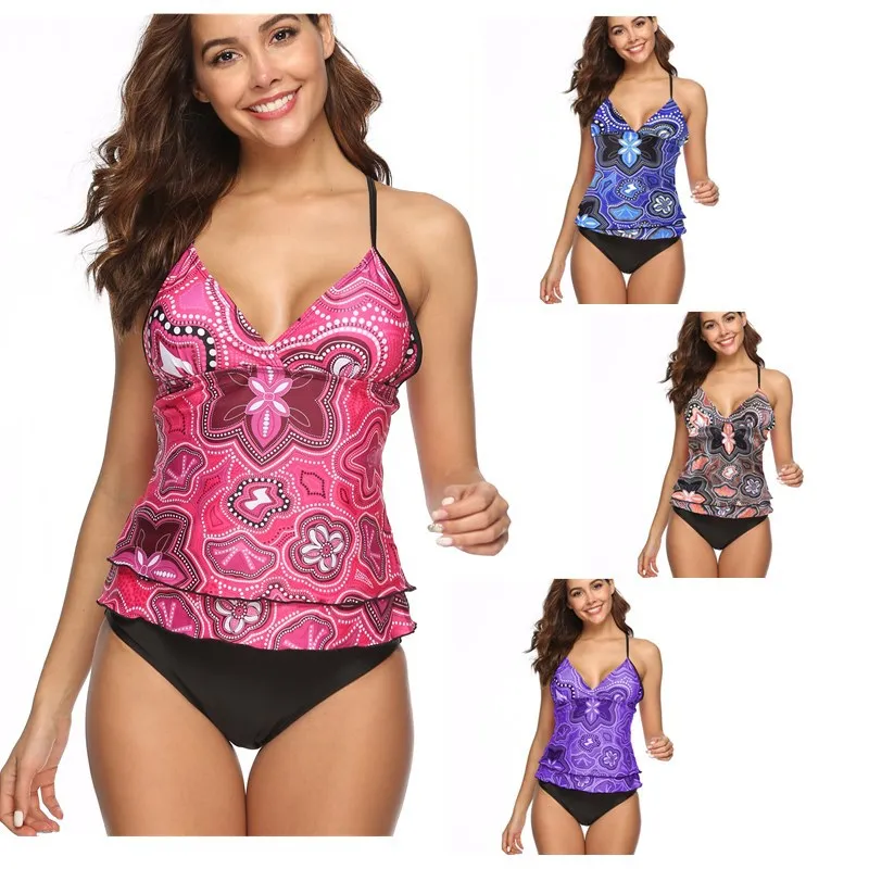 2019 5XL New Sexy Off The Shoulder Print Swimwear Women Two Piece Swimsuit Female Bathing Suit Ruffle Monokini Swim Wear Bikini
2019 5XL New Sexy Off The Shoulder Print Swimwear Women Two Piece Swimsuit Female Bathing Suit Ruffle Monokini Swim Wear Bikini