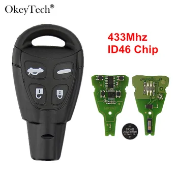 Okeytech 4 Buttons Car Remote Key For SAAB 93 95 9-3 9-5 WF Auto Key Control With Insert Blade 433Mhz ID46 PCF7946 Chip
Okeytech 4 Buttons Car Remote Key For SAAB 93 95 9-3 9-5 WF Auto Key Control With Insert Blade 433Mhz ID46 PCF7946 Chip