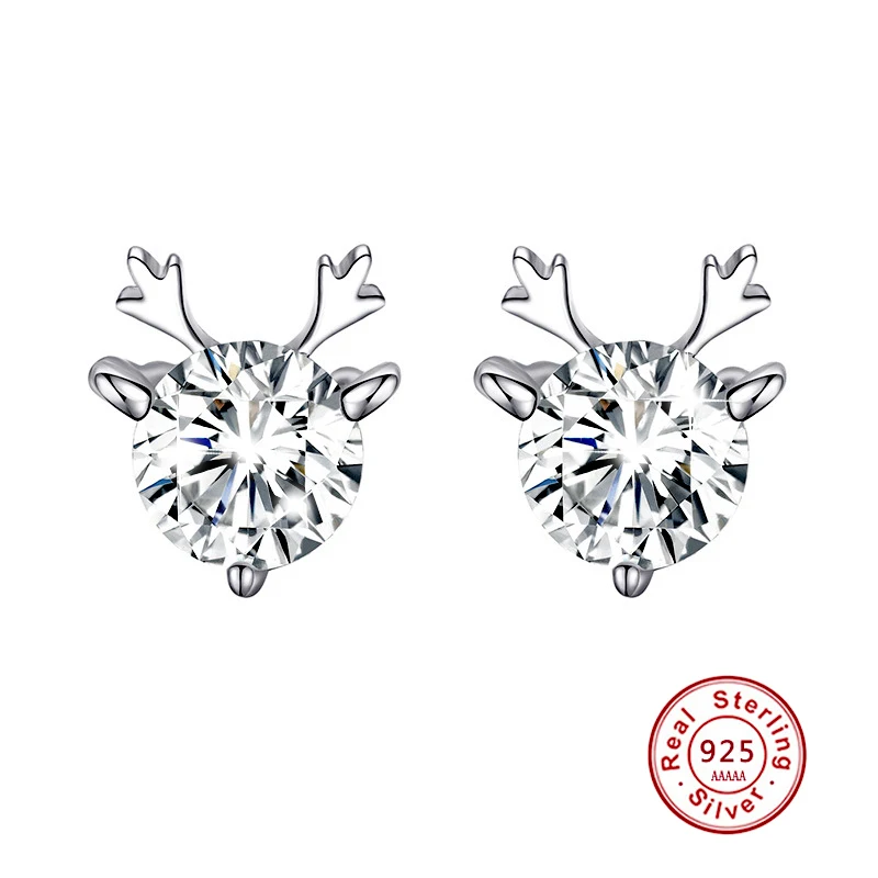Fashion Zircon Deer Element Stud Earrings For Women Wholesale High Quality Brand jewellery Cheap Factory Price Chrismas gift
Fashion Zircon Deer Element Stud Earrings For Women Wholesale High Quality Brand jewellery Cheap Factory Price Chrismas gift