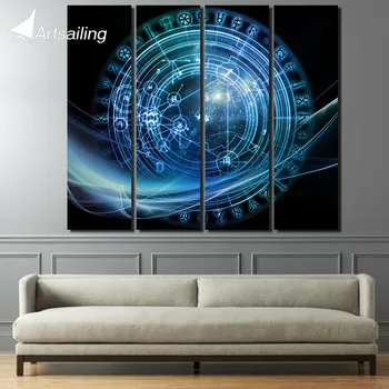 4 piece canvas art constellation compass pop art wall pictures for living room psychedelic painting Free shipping/up-1403D
4 piece canvas art constellation compass pop art wall pictures for living room psychedelic painting Free shipping/up-1403D