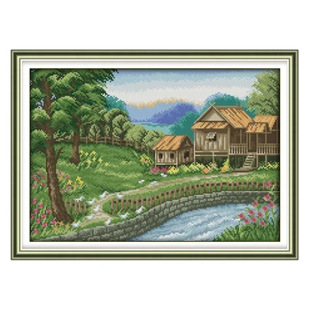 Joy Sunday cross stitch kits diy A world outside garden DMC14CT11CTcottonfabric livingroom restaurant hotel painting wholesale
Joy Sunday cross stitch kits diy A world outside garden DMC14CT11CTcottonfabric livingroom restaurant hotel painting wholesale