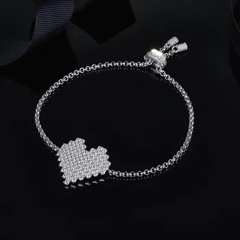 MeiBaPJ AAA Zircons Cube Love Bracelet For Women Real S925 Sterling Silver Trendy Bangle Charm Fine Party Jewelry
MeiBaPJ AAA Zircons Cube Love Bracelet For Women Real S925 Sterling Silver Trendy Bangle Charm Fine Party Jewelry