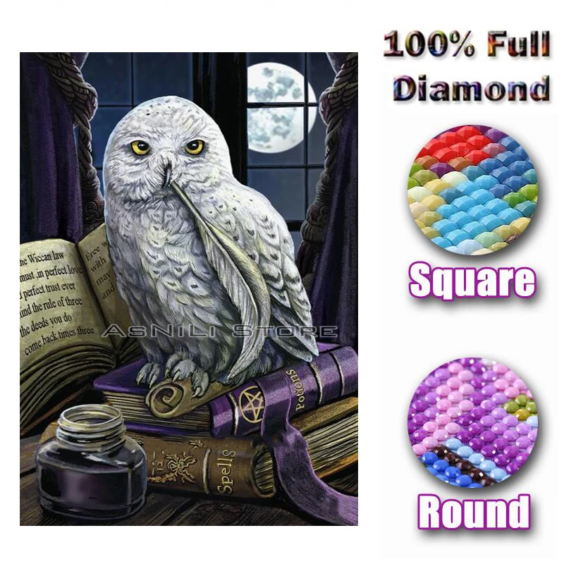 Harry Potter Picture 5D Diy Diamond Painting Cross Stitch Owl Animal Diamond Embroidery Magic Book Full Diamond Mosaic Art Moon
Harry Potter Picture 5D Diy Diamond Painting Cross Stitch Owl Animal Diamond Embroidery Magic Book Full Diamond Mosaic Art Moon