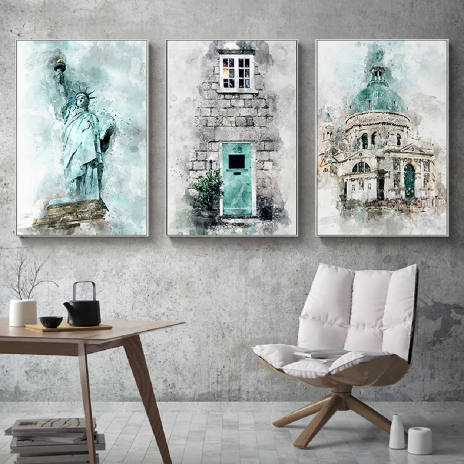 Vintage Statue of Liberty Wall Art Canvas Paintings Abstract Building Wall Pictures Prints and Posters Living Room Home Decor
Vintage Statue of Liberty Wall Art Canvas Paintings Abstract Building Wall Pictures Prints and Posters Living Room Home Decor