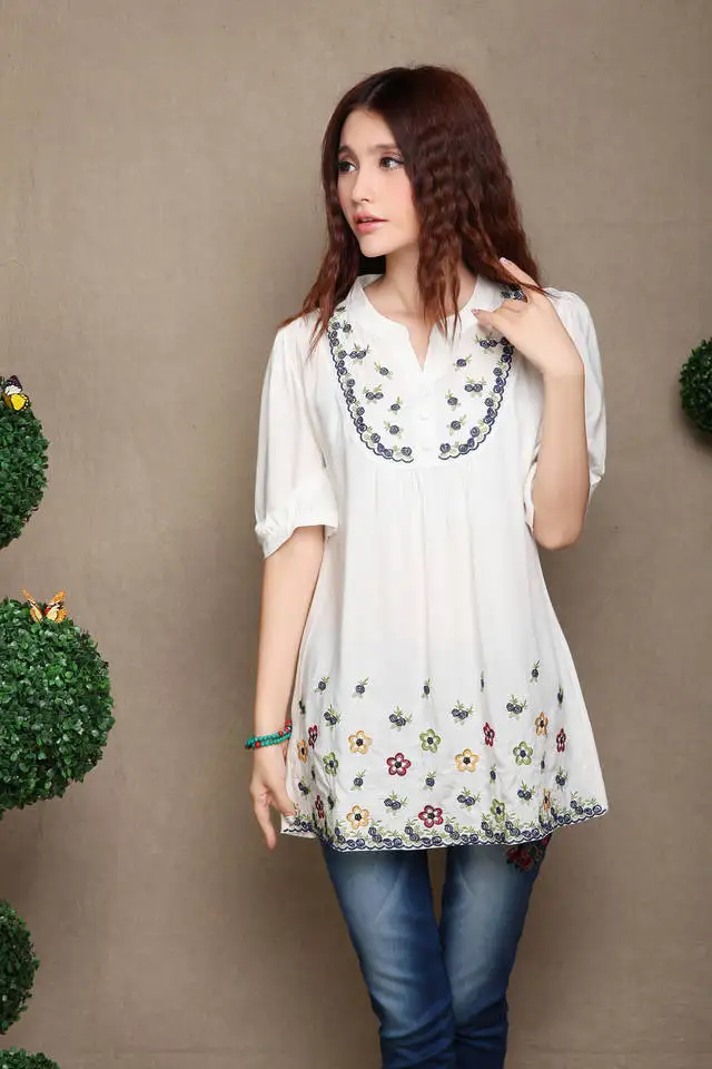 New spring and summer original folk style blouses embroidered maternity blouse moda gestantes maternity clothes
New spring and summer original folk style blouses embroidered maternity blouse moda gestantes maternity clothes