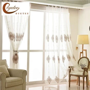 {byetee} Embroidery Window Living Room Tulle Kitchen Sheer Organza Voile Curtains Doors For Bedroom Curtain Fabrics Drapes
{byetee} Embroidery Window Living Room Tulle Kitchen Sheer Organza Voile Curtains Doors For Bedroom Curtain Fabrics Drapes