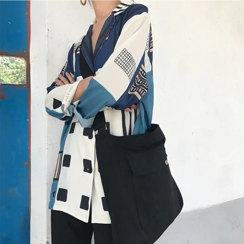 HziriP Summer Printed Full-sleeved Shirt All Match 2019 Loose Fresh Simple High Quality Elegant Suit Large Size Basic Shirts
HziriP Summer Printed Full-sleeved Shirt All Match 2019 Loose Fresh Simple High Quality Elegant Suit Large Size Basic Shirts
