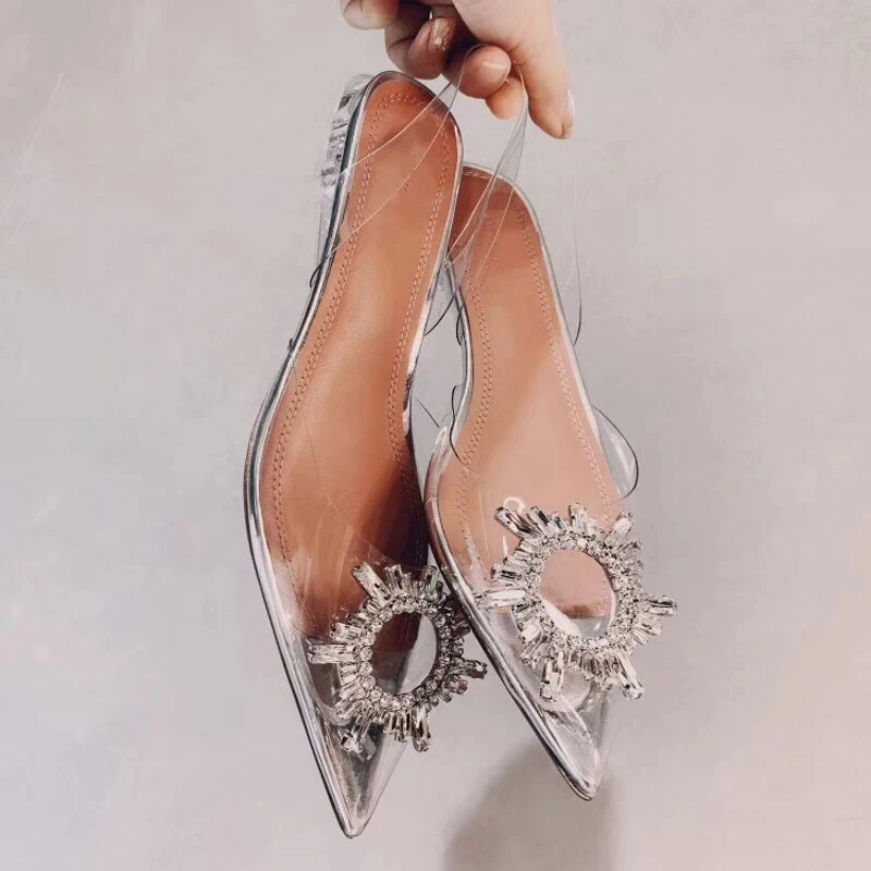 Woman Silver Rhinestone Crystal Wedding pump Shoes Ladies Sexy low Heels Shoes Party Shoes Summer PVC pointed shallow Sandals
Woman Silver Rhinestone Crystal Wedding pump Shoes Ladies Sexy low Heels Shoes Party Shoes Summer PVC pointed shallow Sandals