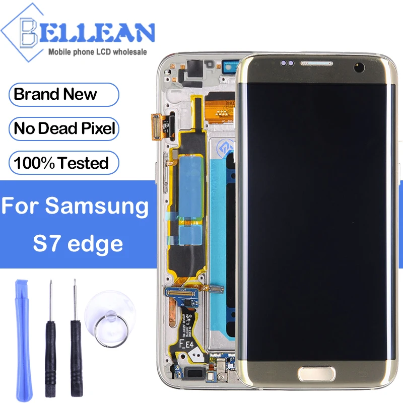 Dinamico Super Amoled G935 Lcd For Samsung Galaxy S7 Edge Lcd Screen Touch Digitizer Assembly G935F Display With Frame 1Pcs
Dinamico Super Amoled G935 Lcd For Samsung Galaxy S7 Edge Lcd Screen Touch Digitizer Assembly G935F Display With Frame 1Pcs