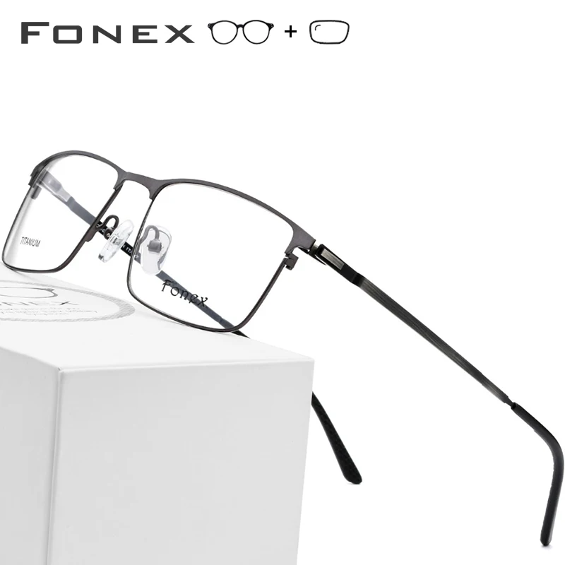 Titanium Alloy Prescription Glasses Men Ultralight Square Myopia Eyeglasses 2019 Male Metal Full Optical Frame Screwless Eyewear
Titanium Alloy Prescription Glasses Men Ultralight Square Myopia Eyeglasses 2019 Male Metal Full Optical Frame Screwless Eyewear