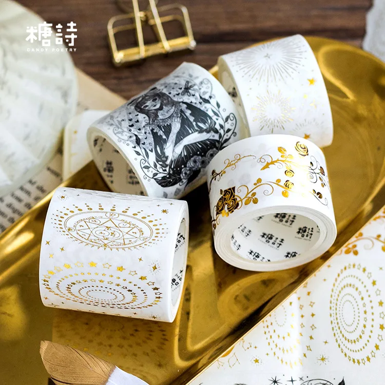 3cm*500cm Kawaii Luxurious Golden Red Rose Decorative Washi Tape Diy Scrapbooking School Office Supply
3cm*500cm Kawaii Luxurious Golden Red Rose Decorative Washi Tape Diy Scrapbooking School Office Supply