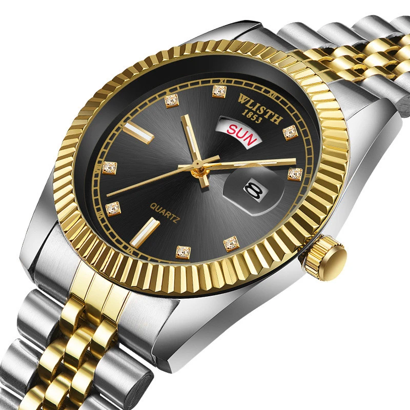 Men Watches 2019 Brand New Wlisth Steel Waterproof Quartz Wristwatch for Men Saat Date Week Display Luminous Hour Reloj Hombre
Men Watches 2019 Brand New Wlisth Steel Waterproof Quartz Wristwatch for Men Saat Date Week Display Luminous Hour Reloj Hombre