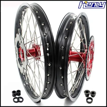 21/19 CNC MX Dirtbike Wheels Set For HONDA CR125R 1998-1999 CR250R 1997-1999 240MM Brake Disc
21/19 CNC MX Dirtbike Wheels Set For HONDA CR125R 1998-1999 CR250R 1997-1999 240MM Brake Disc
