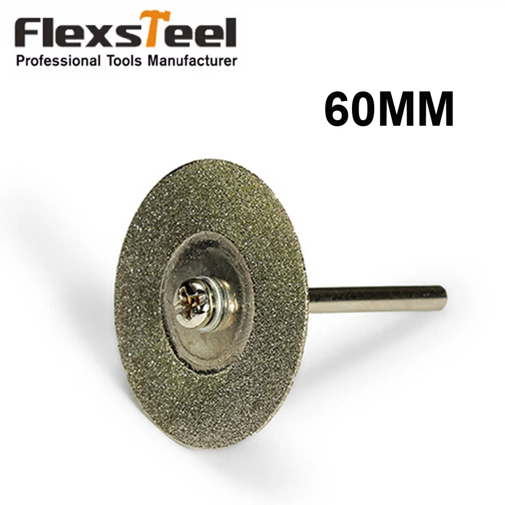 1Pc 60MM Diamond Cutting Disc with Mandrel for Rotory Tools Accessories Mini Saw Blade Grinding Wheel Set Wheel Circular Saw
1Pc 60MM Diamond Cutting Disc with Mandrel for Rotory Tools Accessories Mini Saw Blade Grinding Wheel Set Wheel Circular Saw