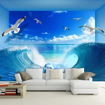 Personalized Custom Sea Wave Dolphin Nature Mural Wallpaper Hotel Living Room Modern Simple Interior Decor Wallpaper Papel Mural
Personalized Custom Sea Wave Dolphin Nature Mural Wallpaper Hotel Living Room Modern Simple Interior Decor Wallpaper Papel Mural