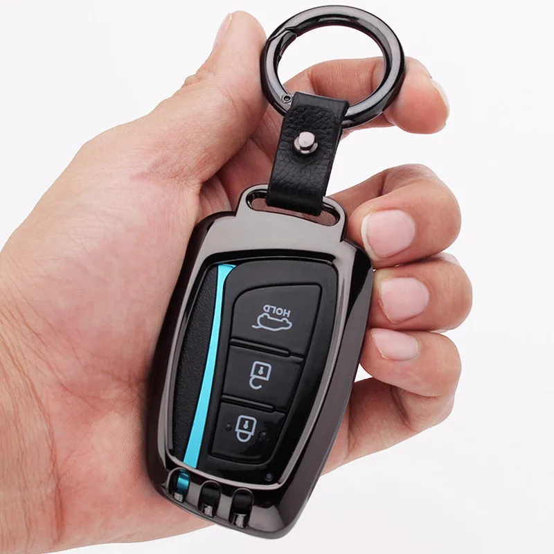 Zinc Alloy Car Key Fob Cover Case Chain Key For Hyundai Grand Santa Fe IX45 2013 2014 2015 2016 key Case Remote Accessories 
Zinc Alloy Car Key Fob Cover Case Chain Key For Hyundai Grand Santa Fe IX45 2013 2014 2015 2016 key Case Remote Accessories
