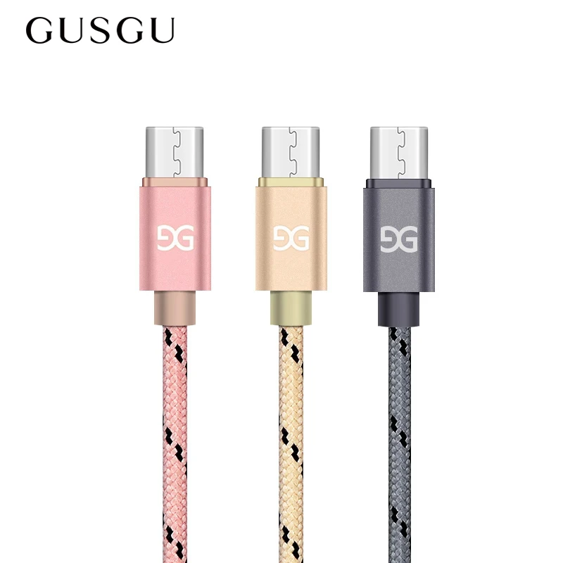 GUSGU Hi-Tensile Micro USB Cable 1M Braided Data Sync 2A Charger Phone Cable For Samsung Galaxy S7 Edge S6 Xiaomi Note 4X Cabo
GUSGU Hi-Tensile Micro USB Cable 1M Braided Data Sync 2A Charger Phone Cable For Samsung Galaxy S7 Edge S6 Xiaomi Note 4X Cabo