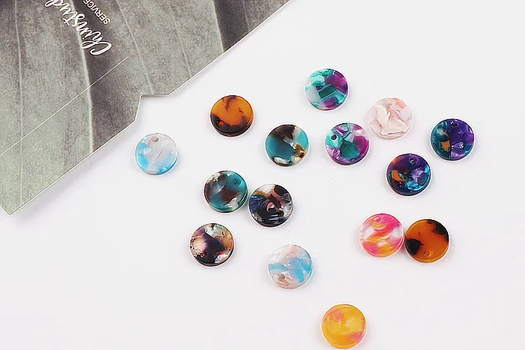 50pcs 14mm Mixed color resin Acetic acid Simple Round pendants for Earrings charms Pendants For DIY Earrings Jewelry Making
50pcs 14mm Mixed color resin Acetic acid Simple Round pendants for Earrings charms Pendants For DIY Earrings Jewelry Making