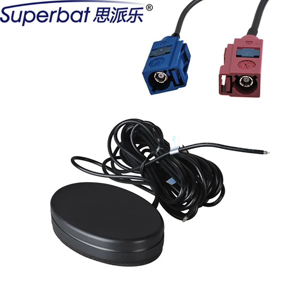 Superbat Amplified Remote GPS+GSM Combined Antenna Aerial Signal Booster Fakra C/D Female Jack Connectors Fakra Antenna 3M Cable
Superbat Amplified Remote GPS+GSM Combined Antenna Aerial Signal Booster Fakra C/D Female Jack Connectors Fakra Antenna 3M Cable