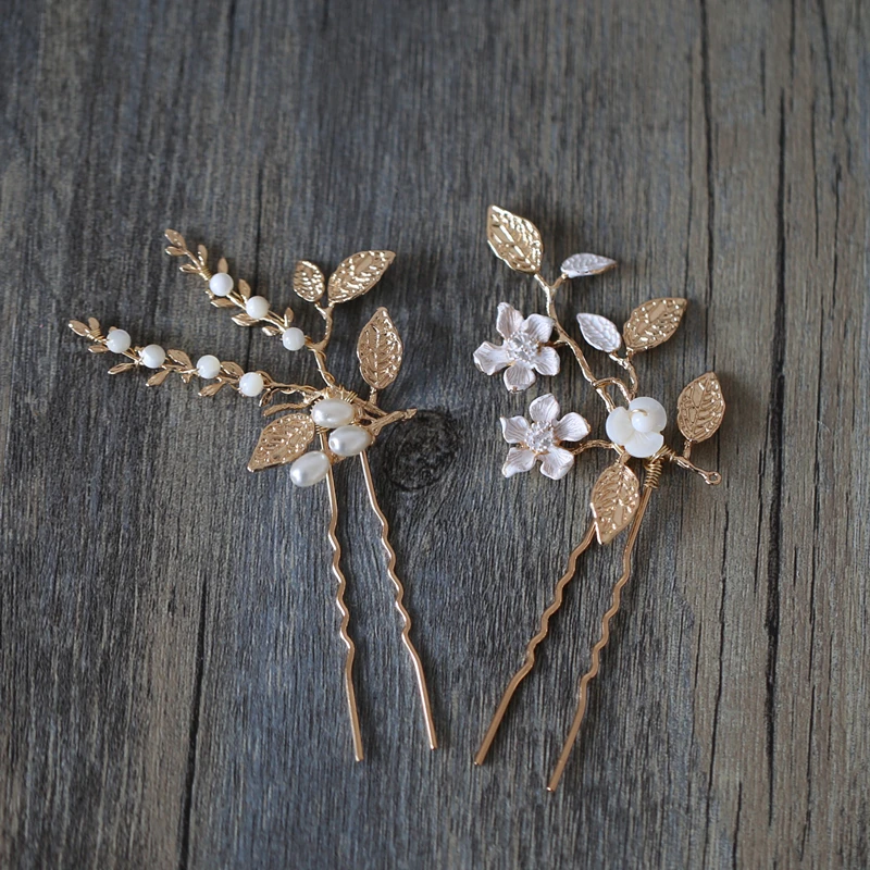 2019 Hand Made Bridal Hair Accessories Gold Copper Leaf Flower Hairpin Wedding Jewelry
2019 Hand Made Bridal Hair Accessories Gold Copper Leaf Flower Hairpin Wedding Jewelry