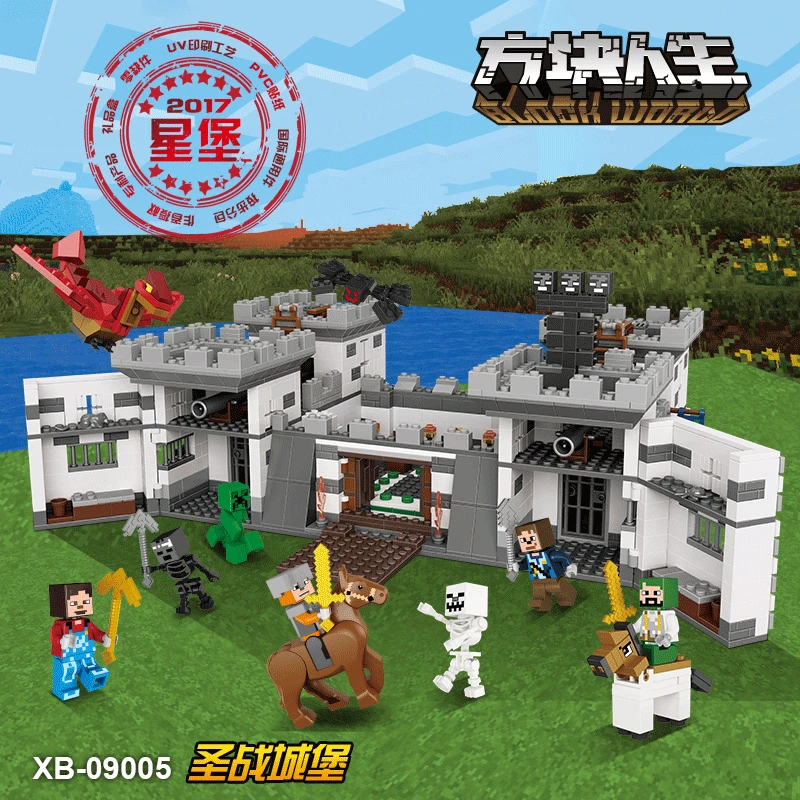XINGBAO 09005 My World Minecrafted Series The Castle of Holy War Set Educational Building Blocks Bricks Boy Toys Model Gifts
XINGBAO 09005 My World Minecrafted Series The Castle of Holy War Set Educational Building Blocks Bricks Boy Toys Model Gifts