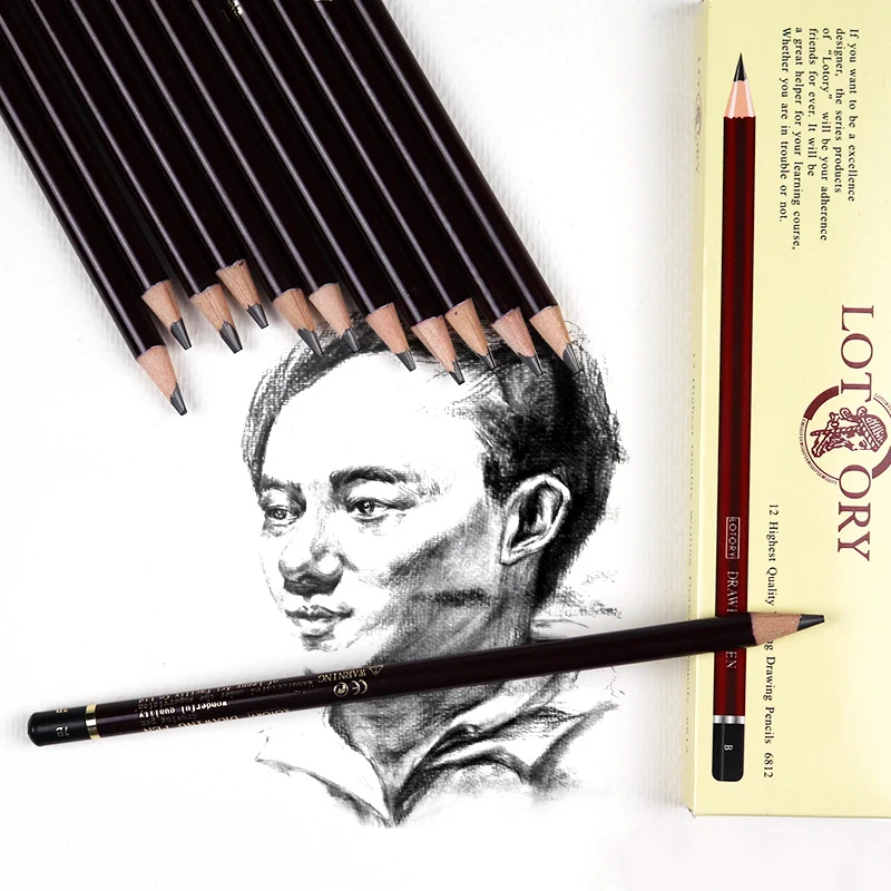12Pcs/set Sketch Pencil Art Painting Sketch Dark Pencil HB 2B 2h B 3B 4B 5B 6B 7B 8B 10B 12B 14B EE HB Brush Art for Supplies
12Pcs/set Sketch Pencil Art Painting Sketch Dark Pencil HB 2B 2h B 3B 4B 5B 6B 7B 8B 10B 12B 14B EE HB Brush Art for Supplies