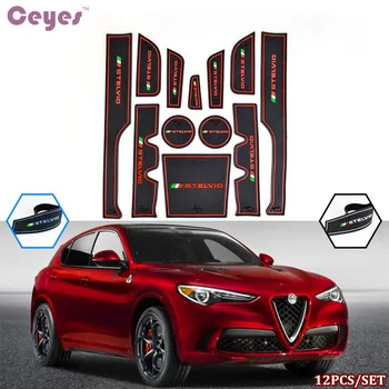 Ceyes Car Styling Auto Gate Slot Pads Cup Case For Alfa Romeo Stelvio Car-Styling Car Door Groove Mats Interior Accessories 1Set
Ceyes Car Styling Auto Gate Slot Pads Cup Case For Alfa Romeo Stelvio Car-Styling Car Door Groove Mats Interior Accessories 1Set