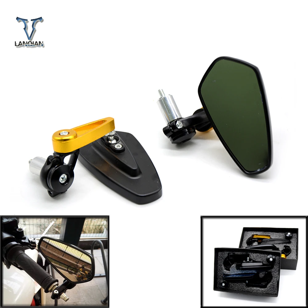 For Kawasaki Versys 650 Er6n Z300 Z750 Z250SL Z800 Z900 Motorcycle Accessories Rearview Mirrors Aluminum HandleBar Side Mirrors
For Kawasaki Versys 650 Er6n Z300 Z750 Z250SL Z800 Z900 Motorcycle Accessories Rearview Mirrors Aluminum HandleBar Side Mirrors