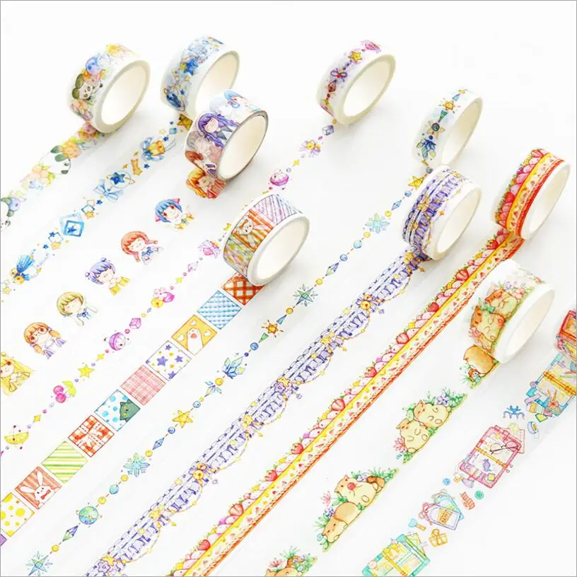 Original Cartoon Jungle hamster Lace series Washi Tape decorative scrapbook Masking Tape Stickers stationery tape Craft gift
Original Cartoon Jungle hamster Lace series Washi Tape decorative scrapbook Masking Tape Stickers stationery tape Craft gift