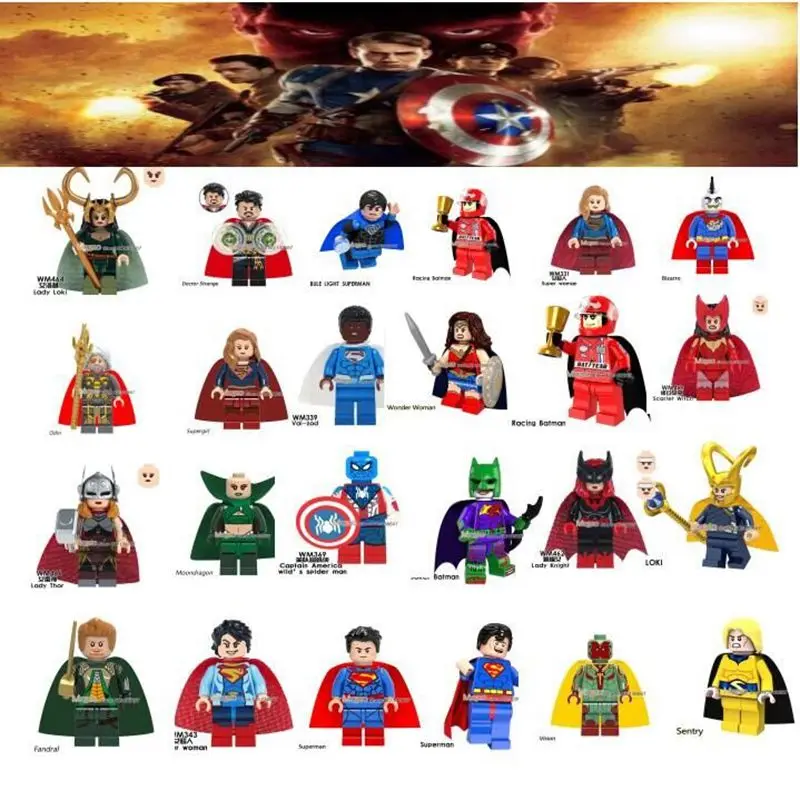 Single sale Legoing Super Heroes Joker Batman Racing Batman Red Lanterns Super woman Vai-zod Action Figures Bricks Gifts Toys
Single sale Legoing Super Heroes Joker Batman Racing Batman Red Lanterns Super woman Vai-zod Action Figures Bricks Gifts Toys
