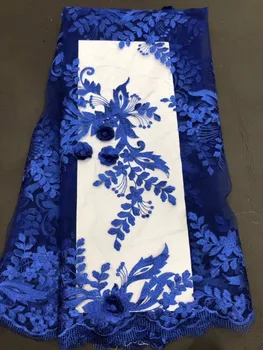 High quality African lace fabrics, 2018 French lace fabric tulle, 3D pure hand-embroidered African blue Nigerian bridal gown
High quality African lace fabrics, 2018 French lace fabric tulle, 3D pure hand-embroidered African blue Nigerian bridal gown