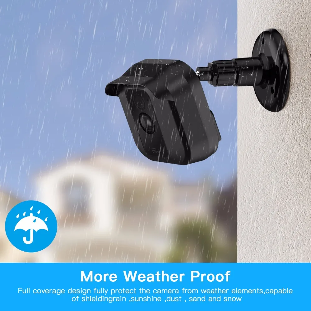 WaterProof 360 Degree Protective Adjustable Indoor/Outdoor Mount and Camera Wall Mount for Blink XT
WaterProof 360 Degree Protective Adjustable Indoor/Outdoor Mount and Camera Wall Mount for Blink XT