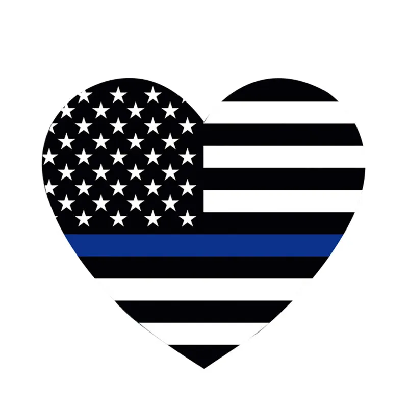 Decal High Quality Vinyl Thin Blue Line Union Jack Stickers Police