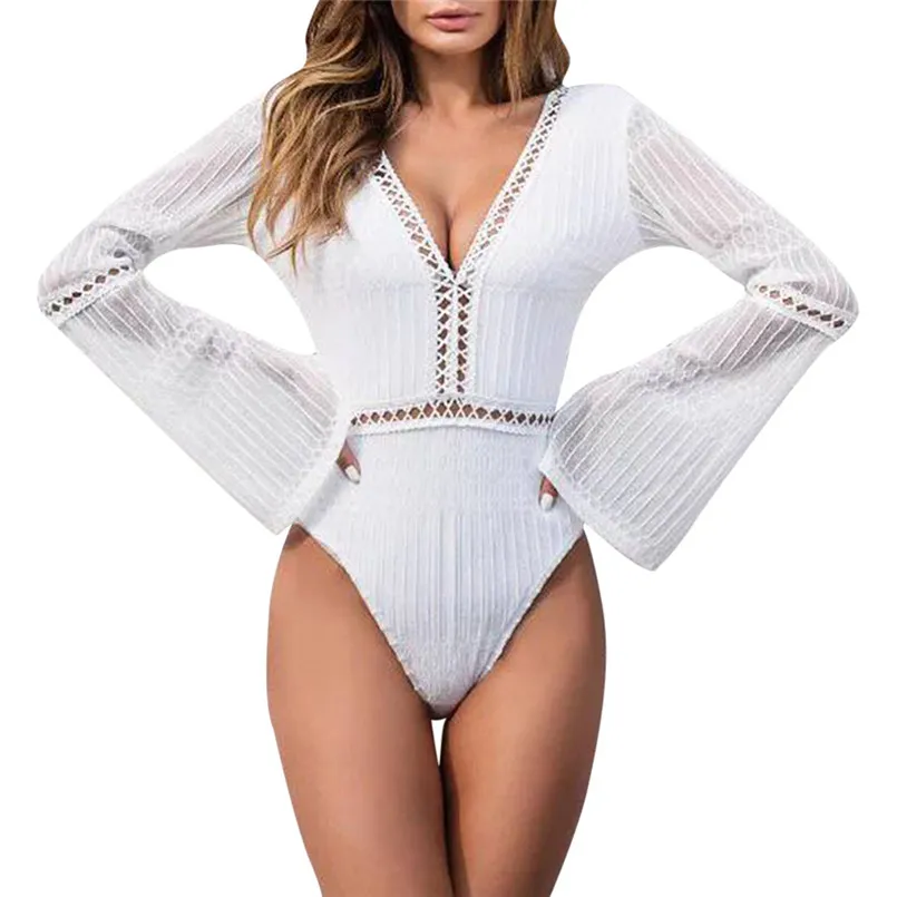 Sexy Hollow Button Bodysuits Fashion Women Long Sleeve V-Neck Backless Solid Rompers Combinaison Pantalon Femme 2019 Hot Sale Y
Sexy Hollow Button Bodysuits Fashion Women Long Sleeve V-Neck Backless Solid Rompers Combinaison Pantalon Femme 2019 Hot Sale Y