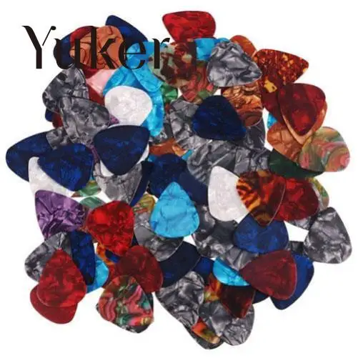 Yuker 50 Pcs Acoustic Electric Guitar Bass Celluloid Picks Plectrum Smooth Multicolor
Yuker 50 Pcs Acoustic Electric Guitar Bass Celluloid Picks Plectrum Smooth Multicolor