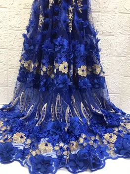 African lace fabric 3D applique, African French lace 2019, Nigerian tulle lace with pearl Z28711
African lace fabric 3D applique, African French lace 2019, Nigerian tulle lace with pearl Z28711