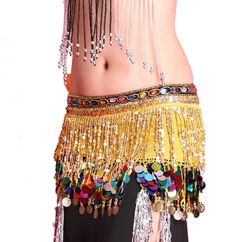 Top Selling Multi Color Chiffon Belly Dance Hip Scarf Coin Sequin Belt Skirt Tassel Hip Wrap
Top Selling Multi Color Chiffon Belly Dance Hip Scarf Coin Sequin Belt Skirt Tassel Hip Wrap