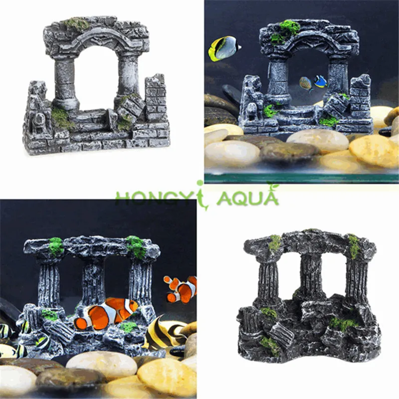 Resin Aquarium Roman Column Ancient ruins Stone cave rock Fish tank decoration Landscaping Beautiful appearance
Resin Aquarium Roman Column Ancient ruins Stone cave rock Fish tank decoration Landscaping Beautiful appearance