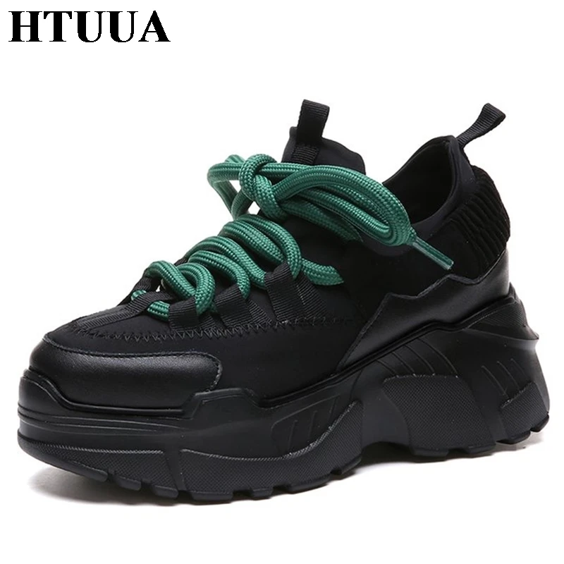 HTUUA New 2019 Spring Autumn Ladies Shoes Black Lace-Up Casual Shoes High Platform Shoes Women Sneakers Flats tenis SX1451
HTUUA New 2019 Spring Autumn Ladies Shoes Black Lace-Up Casual Shoes High Platform Shoes Women Sneakers Flats tenis SX1451