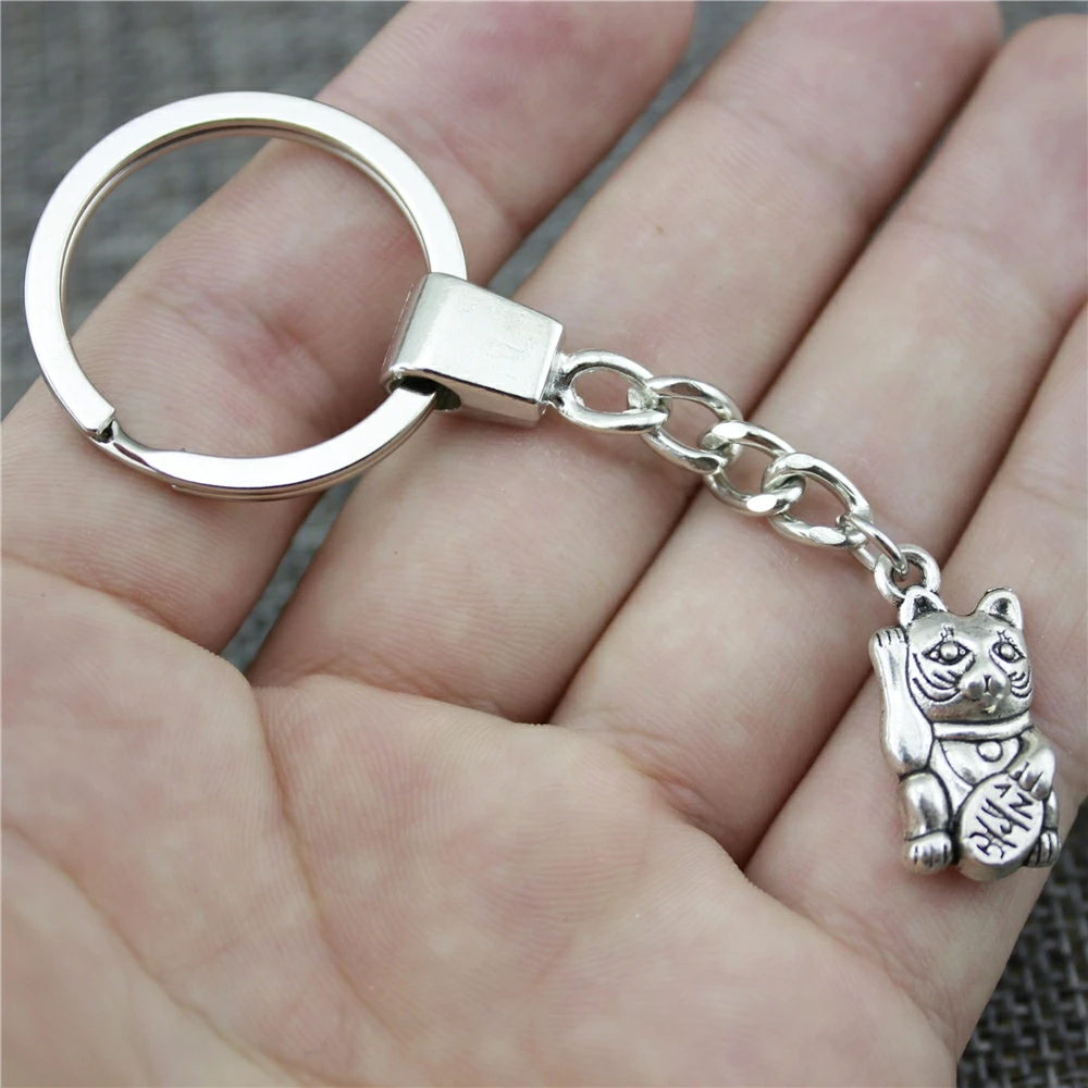 WYSIWYG 23x11mm Lucky Cat KeyChain, New Fashion Handmade Metal Keychain Party Gift Dropship Jewellery
WYSIWYG 23x11mm Lucky Cat KeyChain, New Fashion Handmade Metal Keychain Party Gift Dropship Jewellery