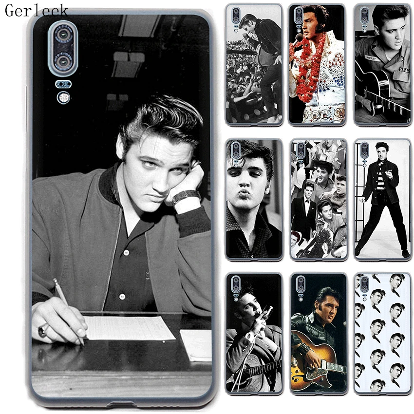 Gerleek чехол для телефона Huawei P8 P9 P10 P20 Pro Lite Plus P Smart Cover защита Elvis Presley Kiss | Мобильные
