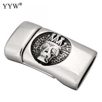 29x16x10mm Strong Magnetic Clasp Stainless Steel skull pattern clasp Leather Cord Bracelet Making DIY Jewelry 10pcs
29x16x10mm Strong Magnetic Clasp Stainless Steel skull pattern clasp Leather Cord Bracelet Making DIY Jewelry 10pcs