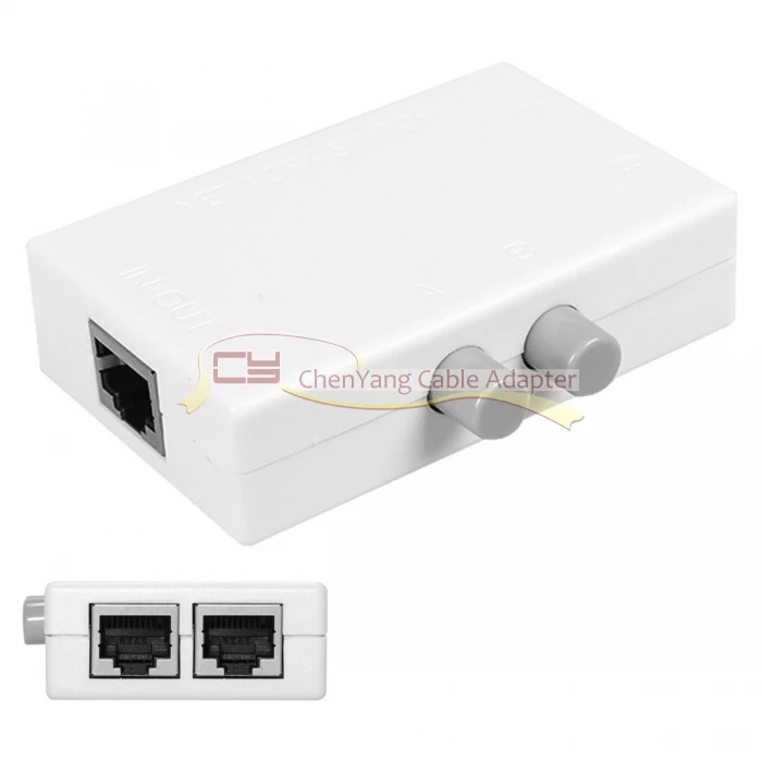 Generic 2 CAT STP UTP Splitter Switcher 1 Networking Box In Network