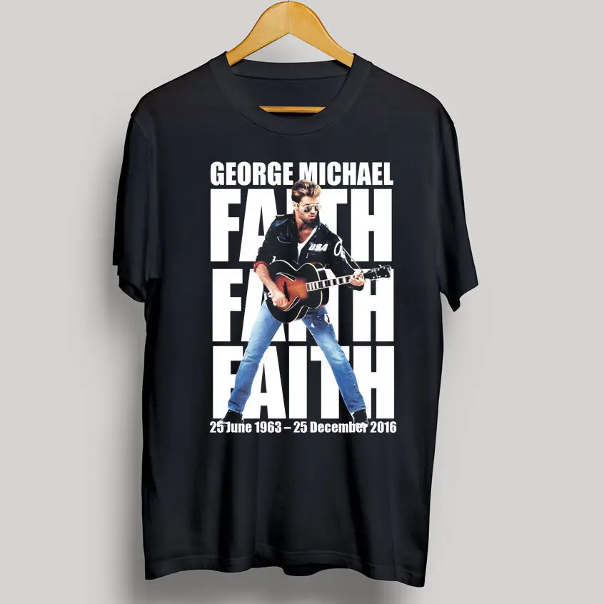 RIP George Michael 1963-2016 Memoriam Black T-shirt New Personalized T Shirt Custom T Shirt Harajuku Funny Rick Tee Shirts
RIP George Michael 1963-2016 Memoriam Black T-shirt New Personalized T Shirt Custom T Shirt Harajuku Funny Rick Tee Shirts