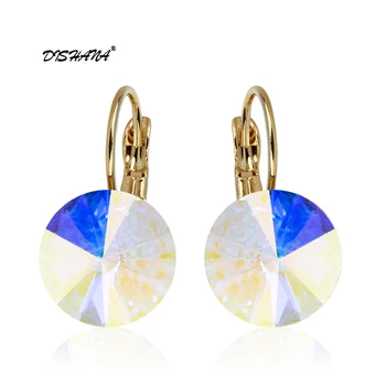 Dishana Ear Fashion Jewelry Famous Brand Austrian Crystal Earring Gold-color Drop Earrings For Women oorbellen Bijoux E0001-1
Dishana Ear Fashion Jewelry Famous Brand Austrian Crystal Earring Gold-color Drop Earrings For Women oorbellen Bijoux E0001-1