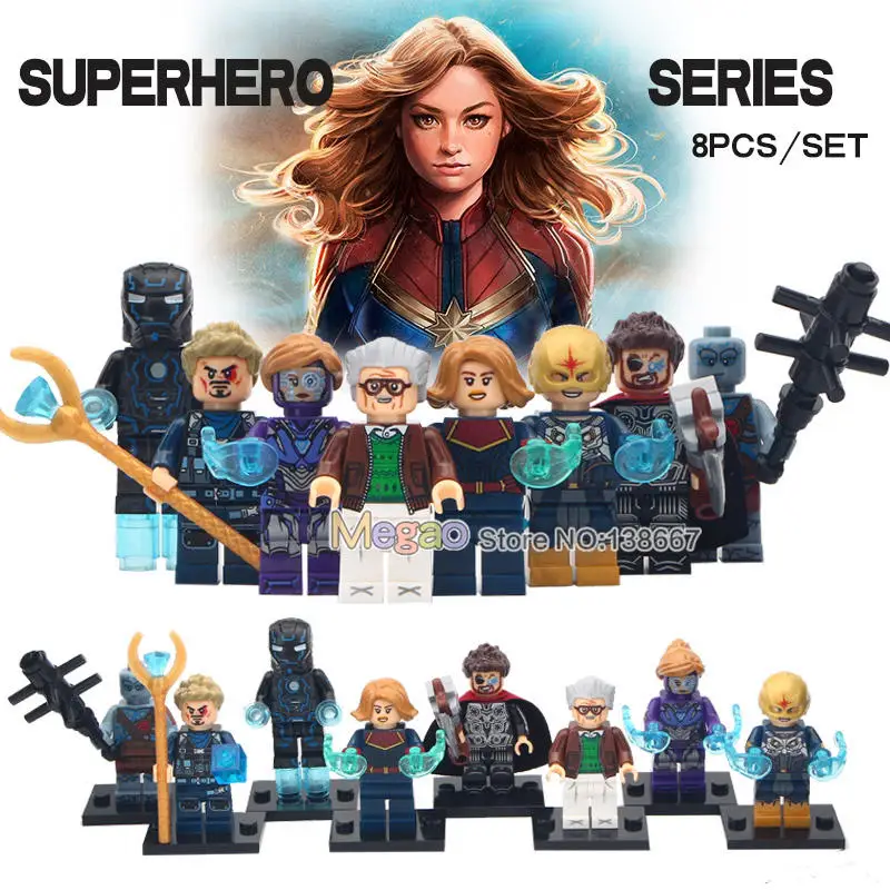 Single Building Blocks Avengers 4 Endgame Thanos Captain Marvel Pepper Tony Stark Iron Man Stan Lee Thor Korg Nova Toys
Single Building Blocks Avengers 4 Endgame Thanos Captain Marvel Pepper Tony Stark Iron Man Stan Lee Thor Korg Nova Toys