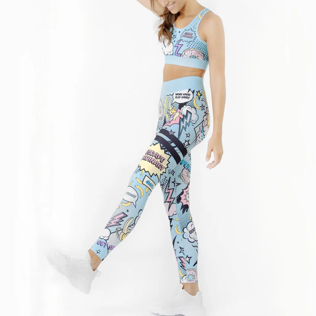 Women's fashion casual O-neck print stretch Slim sports vest clothing two-piece set костюм женский ensemble femme shein 41*
Women's fashion casual O-neck print stretch Slim sports vest clothing two-piece set костюм женский ensemble femme shein 41*